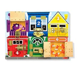 Juego didactico Melissa y Doug pestillos de madera