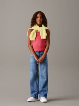 Jeans Nina Wide Leg Azul Azul 6