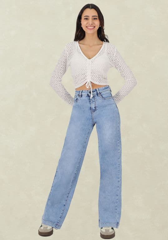 Wide Leg TA Push Up Celeste Celeste 36