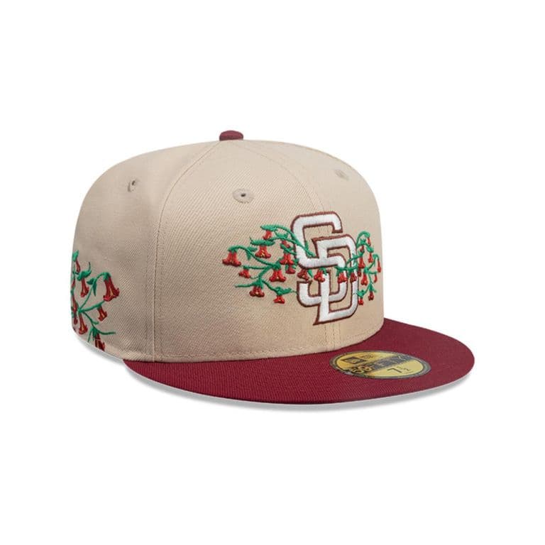 Gorra 59Fifty San Diego Padres MLB City Elements Beige Beige 7 1/8