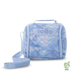 Lonchera Termica Para Mujer Resaltador Grande Azul