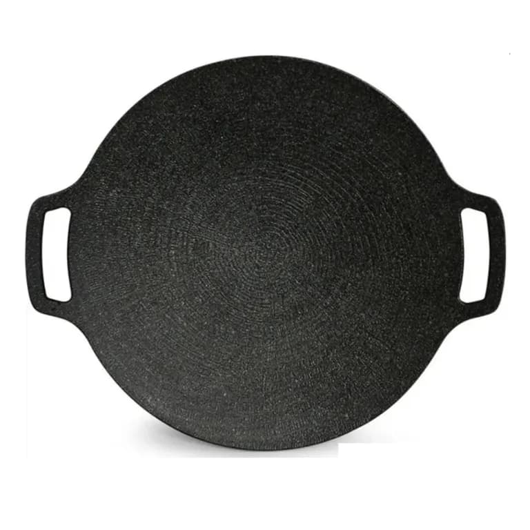 Sarten Coreano 30cm Parrilla Barbacoa Antiadherente Portatil