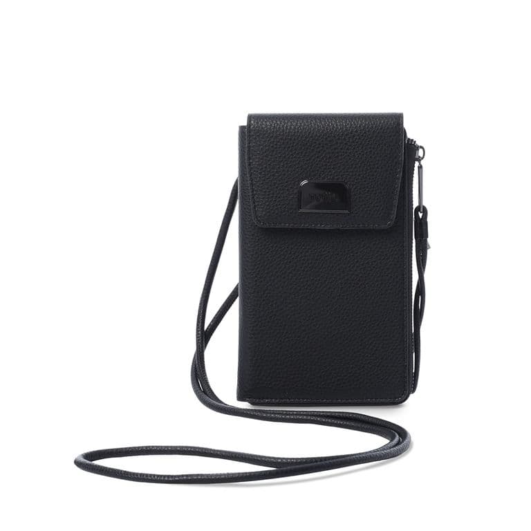 Portacelular Smooth Con Rfid Blocker Negro Negro L