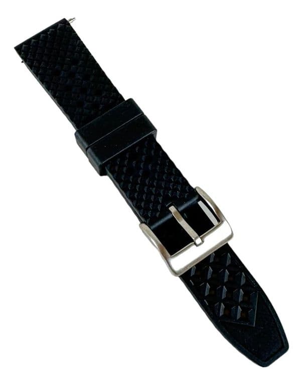 Correa Reloj Caucho FKM Gladiador Quick Release Negro 24