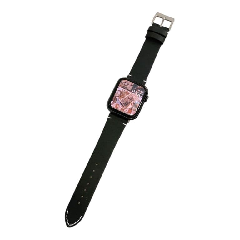Correa Reloj Cuero Palermo Apple Watch Negro 38