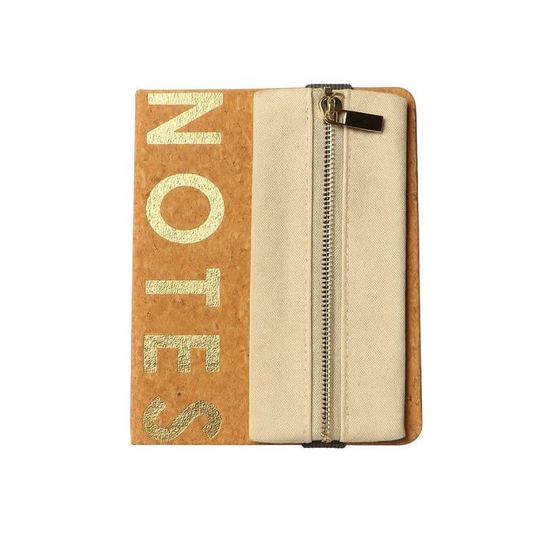 Libreta y Estuche Encina Journal Corcho Natural 80 Hojas