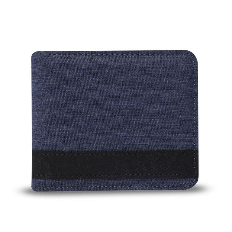Billetera Lad con RFID Blocker Azul Azul S