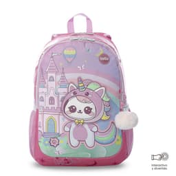 Mochila para Nina Magic Spark Grande Rosado Rosa L