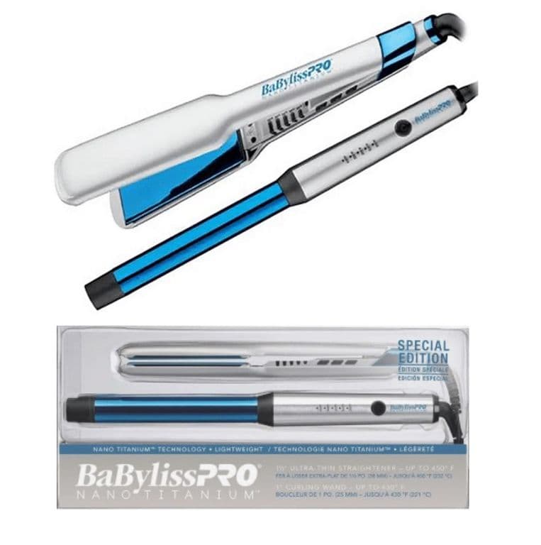Kit Plancha 38mm Y Ondulador 25mm 2un Babylisspro