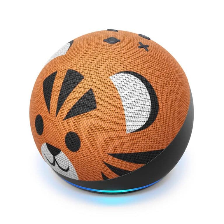 Echo Dot 4 Generacion Edicion Infantil Diseno Tigre