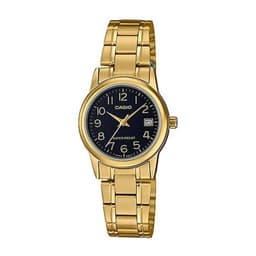 Reloj Analogo Mujer LTP-V002G-1B Dorado TALLA UNICA