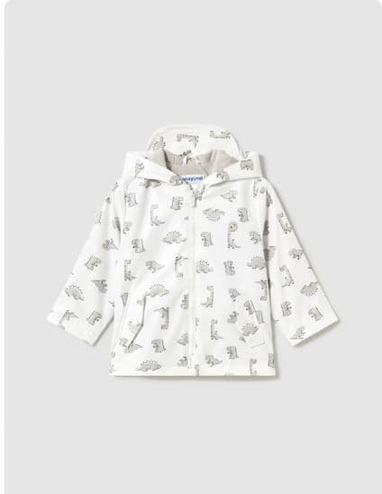 Chaqueta Chubasquera bebe unisex Blanco 4 ANOS
