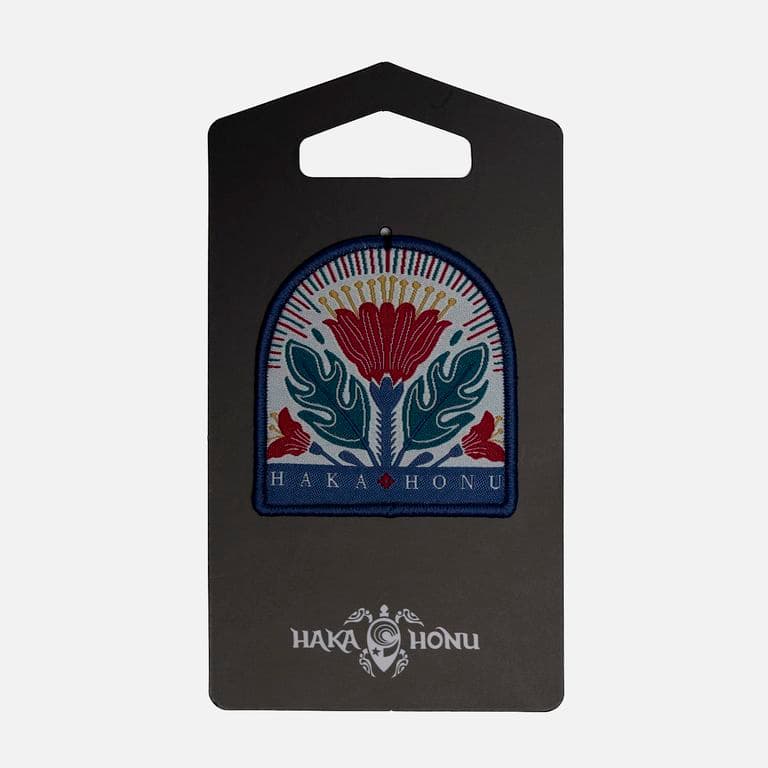 Parche Unisex Woven Patch Rojo Rojo TALLA UNICA