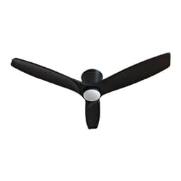 Ventilador de Techo Faro Negro con Luz Led 3 Colores 42