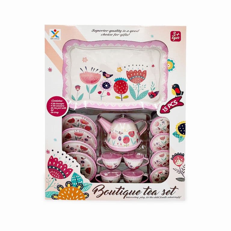 Juego de Te Boutique Rosado 15pcs
