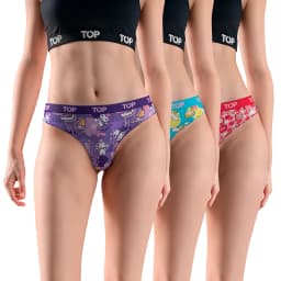 Colaless Algodon con Elastico Pack 3 Hello Kitty C8 Multicolor S