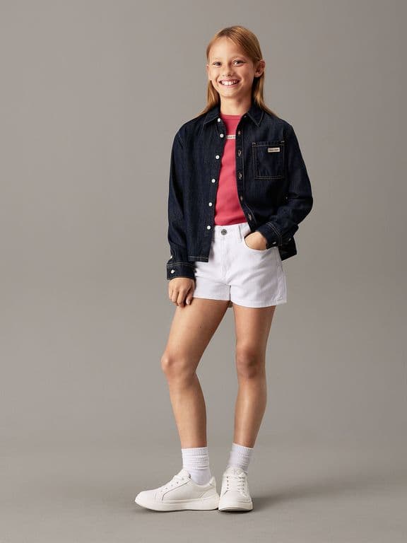 Short Nina Relaxed Denim Blanco Blanco 12