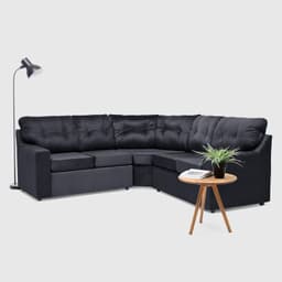 SECCIONAL ITALIA FELPA Negro