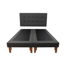 CAMA KING LINO GRIS OSCURO