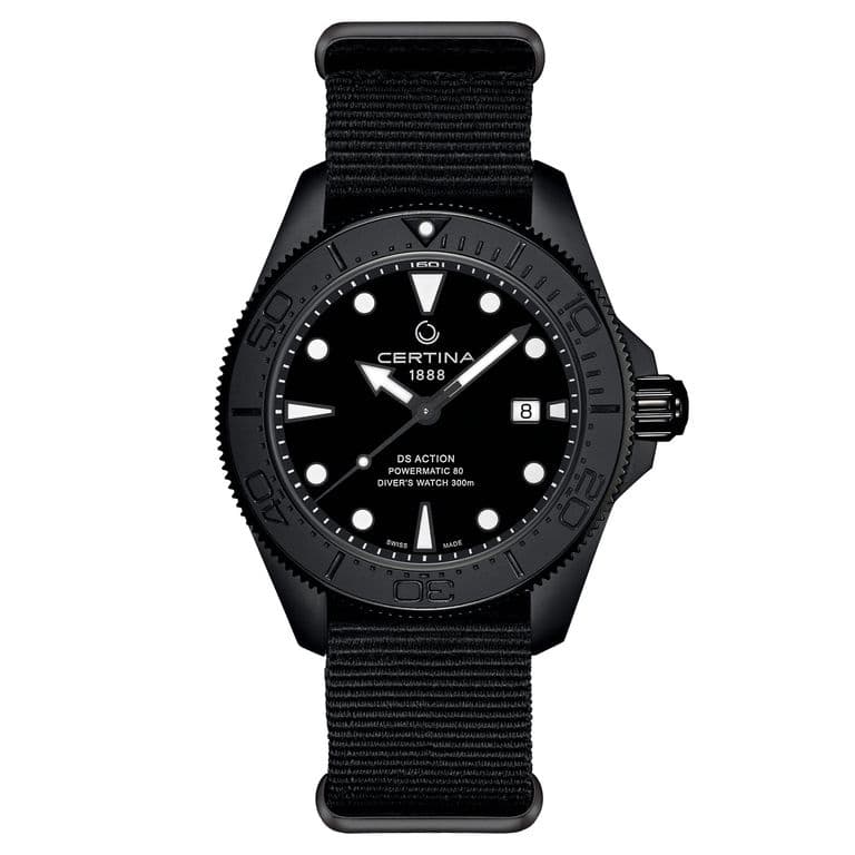 Reloj DS Action Diver Powermatic 80 Negro Negro TALLA UNICA