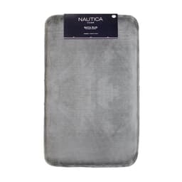 Alfombra de Bano Home flannel 50x80cm absorbente gris