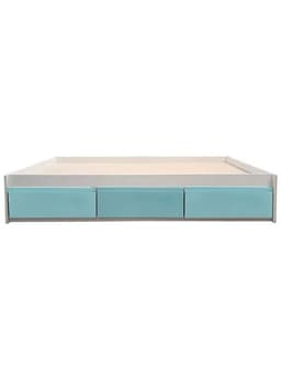Cama Infantil/Juvenil tres cajones 1.5 Plazas - Linea Minimal 3 cajones Celestes