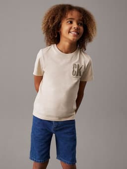 Polera Nino Chest Surf Graphic Beige Beige 6