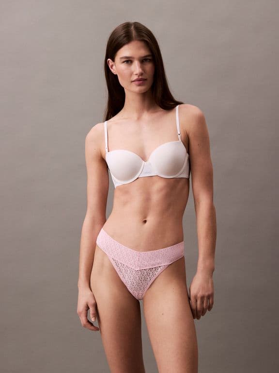 Colaless Icon Logo Lace Rosado Rosa S