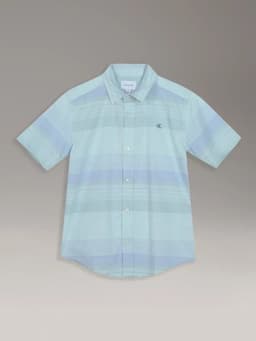 Camisa Nino Elemental Stripe Celeste Celeste S