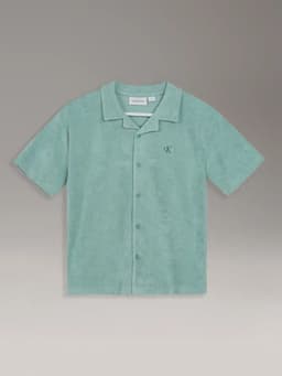 Camisa Nino Relaxed Towelling Verde Verde 6