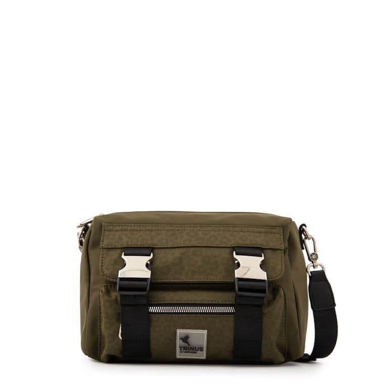 Cartera bandolera college pequena verde oliva Verde TALLA UNICA