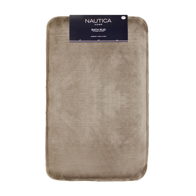 Alfombra de Bano Home flannel 50x80cm absorbente Beige