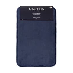 Alfombra de Bano Home flannel 40x60cm antideslizante azul marino