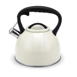 Tetera Acero Inoxidable Con Silbato 3L Crema