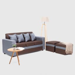 SOFA PARIS 2 POUF Chocolate