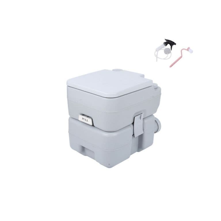 WC Quimico Portatil 20L Camping Bano Antifugas Descarga 360