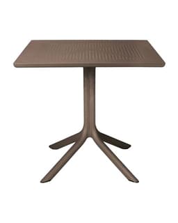 Mesa Exterior Polipropileno Marron 80x80 cm