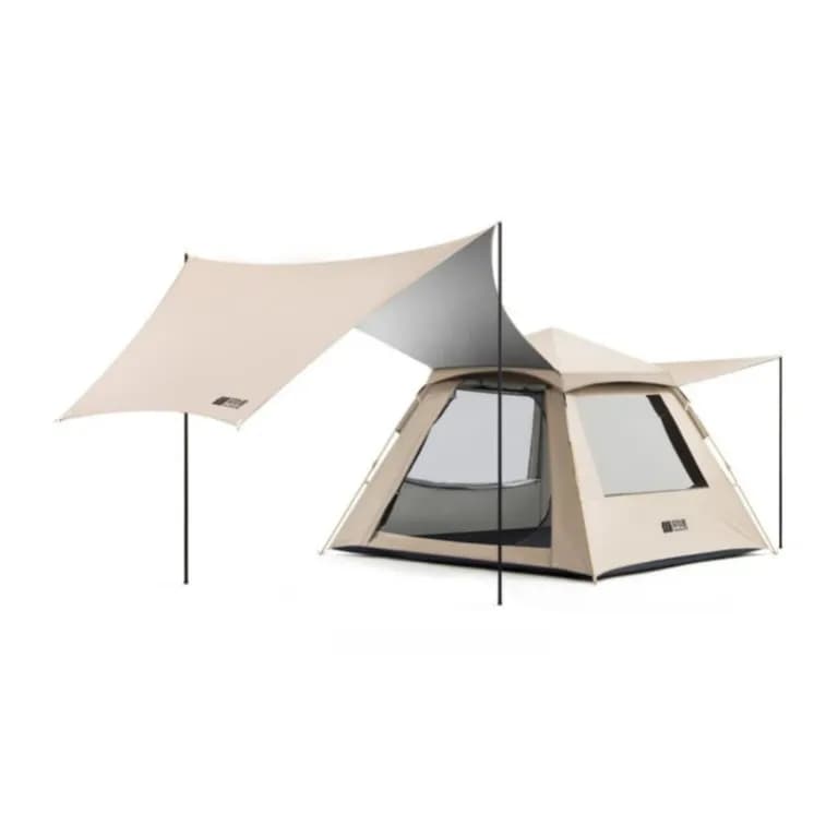 Carpa 3 Estaciones Modular para 6 Personas 3 EN 1 Incluye Toldo 8.5m2 Anti-UV