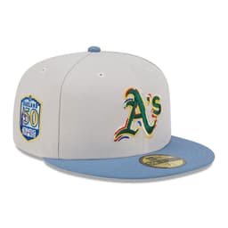 Gorra 59Fifty Oakland Athletics Color Brush Crema Beige 7 3/8