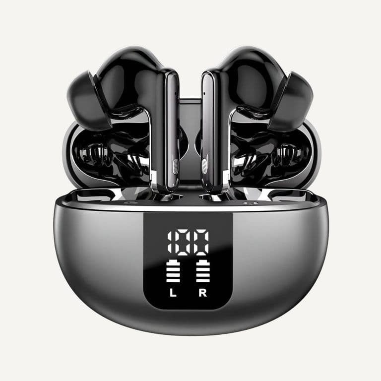 Audifonos Traductores +130 Idiomas Con Cancelacion De Ruido Negro