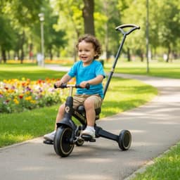 Triciclo Stager 3 in 1 Plateado Qplay