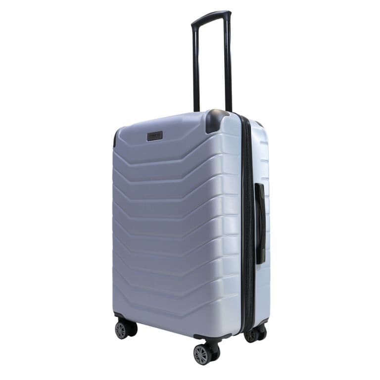 Maleta Viaje Amsterdam Mediana Expandible Plata Gris M