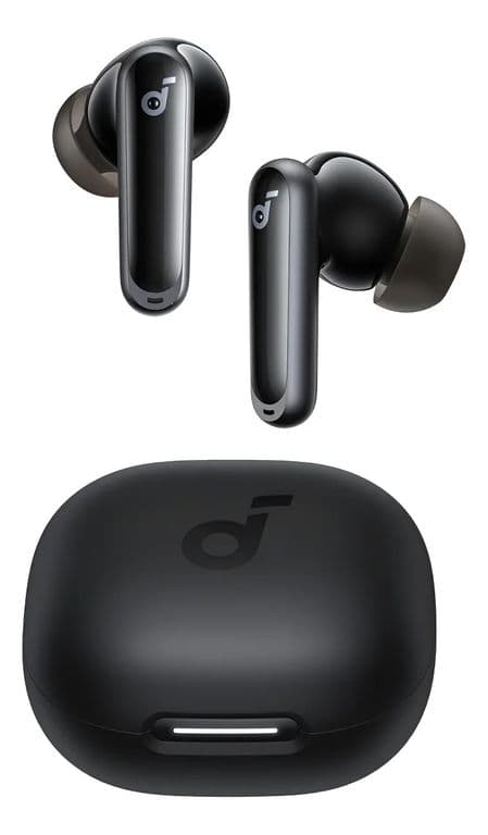 Audifonos P40i Adaptive Hybrid ANC Hi-Res LDAC y 60H de Bateria Negro