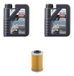 Kit Mantencion Ktm Para Duke 250/390 (2l + Filtro Japones)