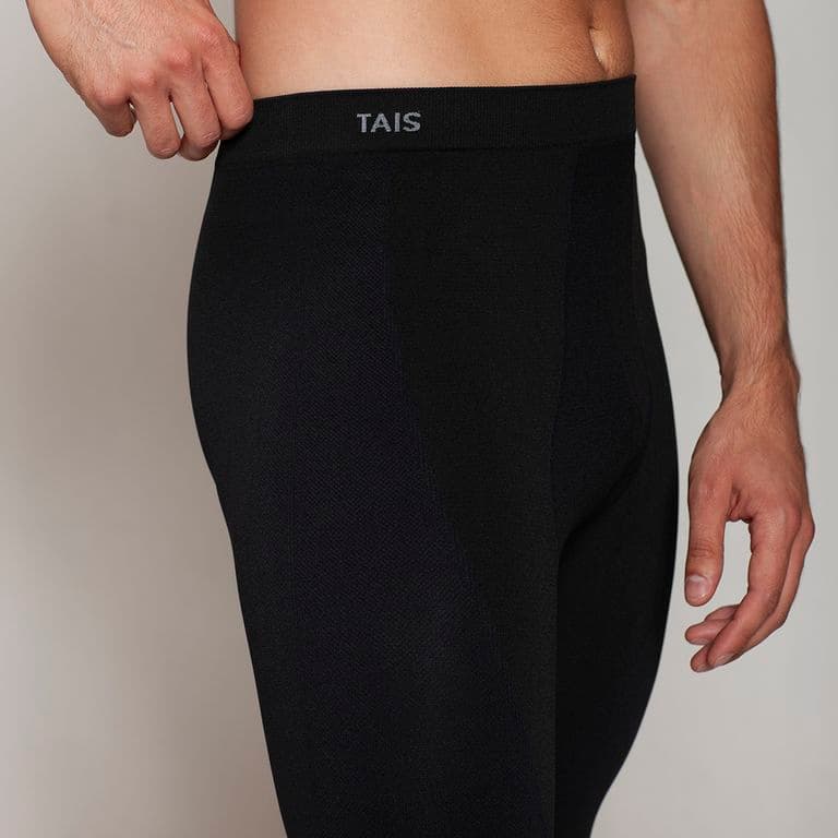 Calza Larga Cobre Primera Capa Compresion Negro S