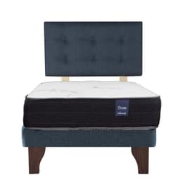 Cama Europea 1 Plaza 190 Respaldo Berna