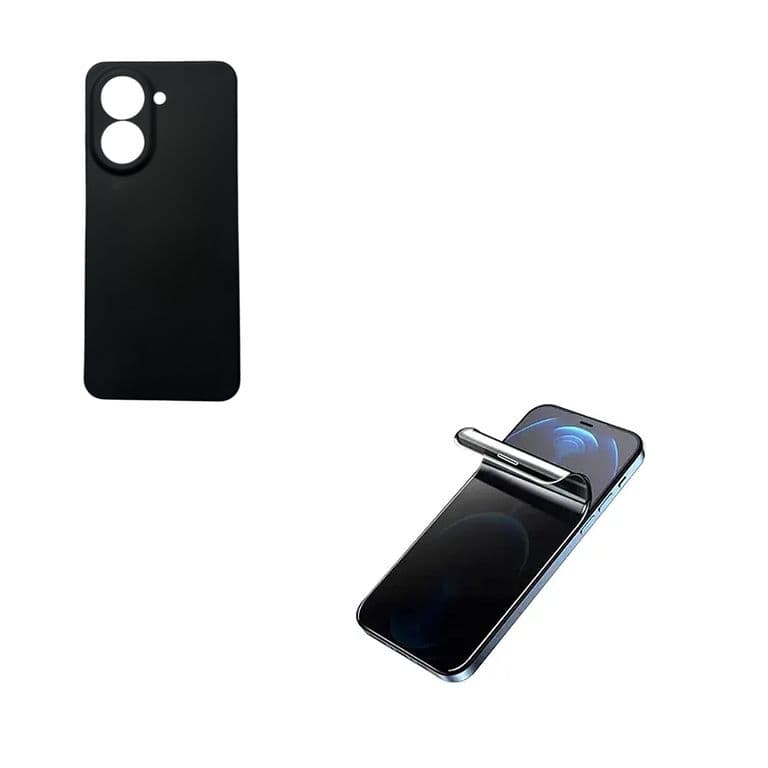 Carcasa Funda Mica Antiespia Para Xiaomi Redmi A5 Goma Negro