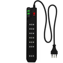 Alargador 2.1MT de 7 Salidas con Proteccion de Voltaje 2500W y Certificacion SEC