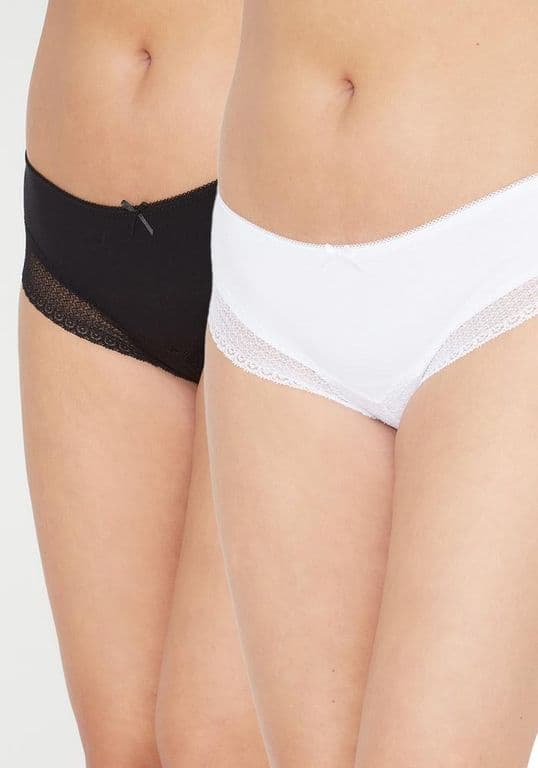 Pack 2X Pantaleta Algodon P2140024W-SUR Blanco L