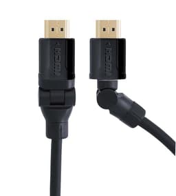 Cable Hdmi En Angulo Giratorio Led Lcd Bluray Hdtv Ps3 Negro